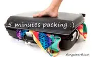 last minute packing