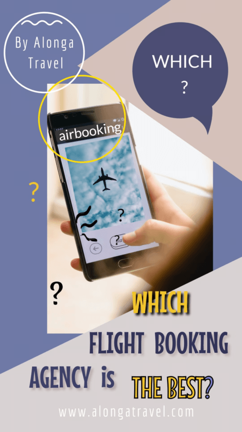 split image and a custom sign: which flight booking agency is the best