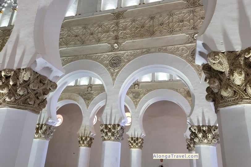 Mudejar style elements in this Synagogue are contribution of Jewish culture