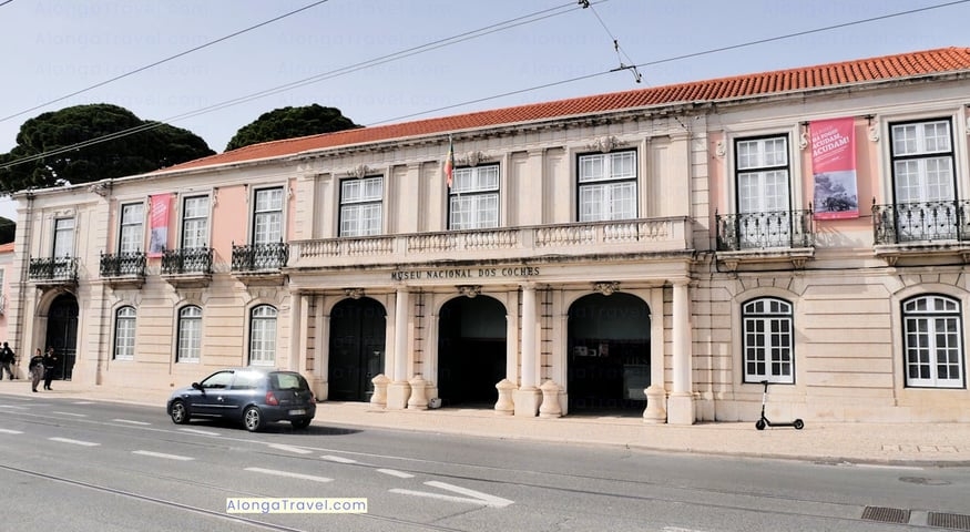 Pink Royal Riding Hall of Belem hosting National coach museum before it moved to new building