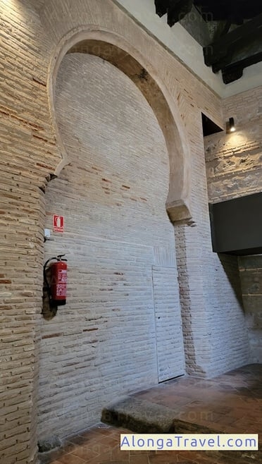 old Mudejar door in Synagogue